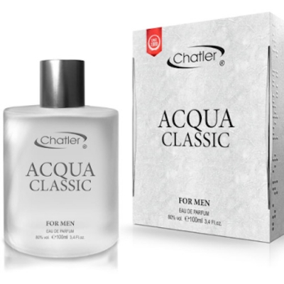 Chatler Acqua Classic Men - zestaw, woda perfumowana 100 ml + woda perfumowana 30 ml