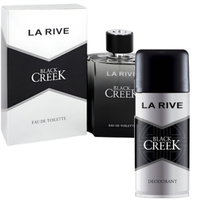 La Rive Black Creek - zestaw promocyjny, woda toaletowa 100 ml, dezodorant 150 ml