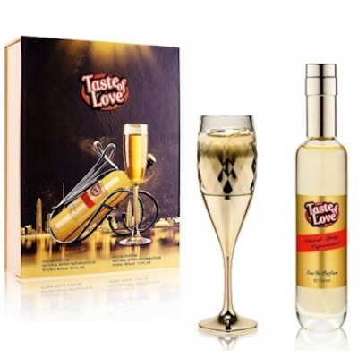 Sellion Taste Of Love Gold - zestaw dla kobiet, woda perfumowana 100 ml, woda perfumowana 30 ml